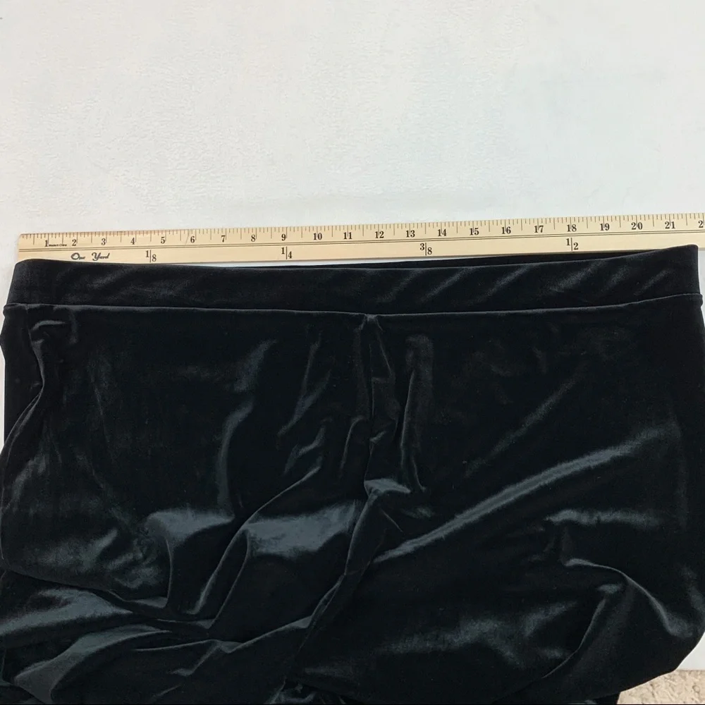 J Crew Stretch‎ Velvet Leggings high rise black